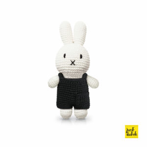 Miffy mit schwarzem Overall
