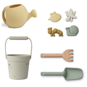 silicone beach set Liewood  Nature