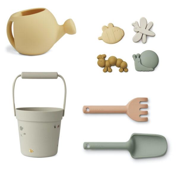 silicone beach set Liewood  Nature