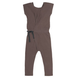 fold-over jumpsuit heather