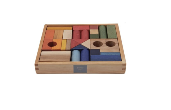 wooden story blocs trail