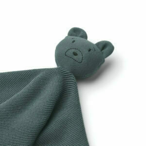 LW12553 - Milo knit cuddle cloth - 9459 Mr bear whale blue - Extra 0
