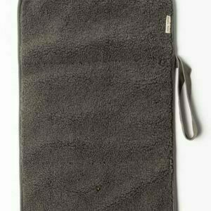 Dark grey teddy changing mat PS4_39,95