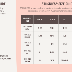 stuckies size guide