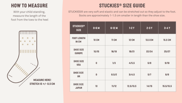 stuckies size guide