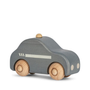 WOODEN POLICE CAR