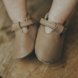 donsje baby leather shoes praline