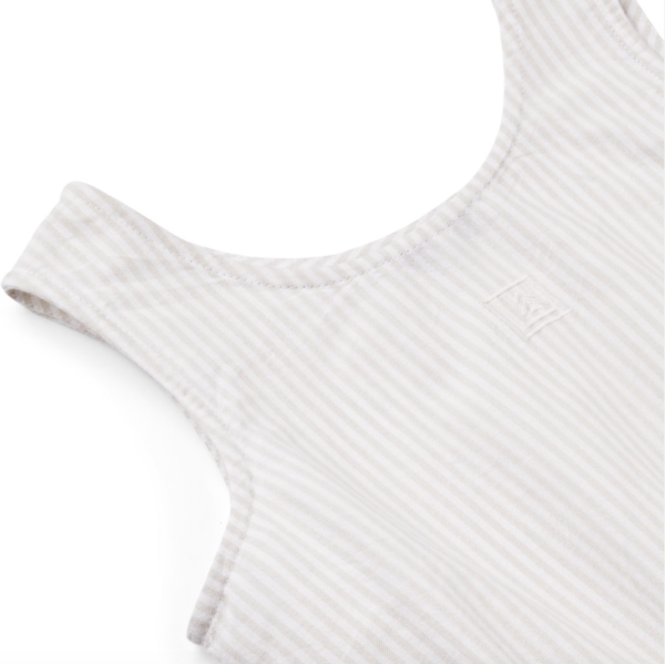 Liewood Idaho Streifen-Kleid - Crisp white / Sandy