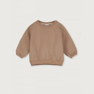 Baby Dropped Shoulder Sweater - Biscuit gray label