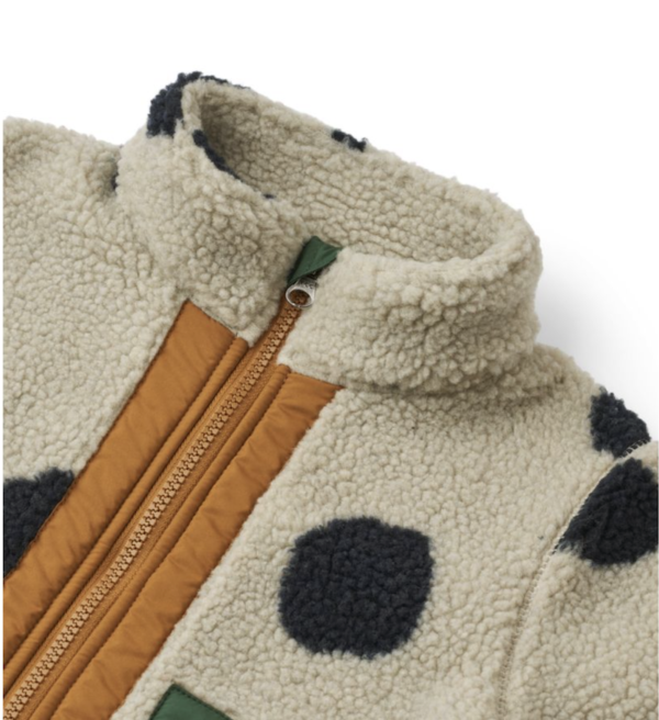 dots pile jacket noam