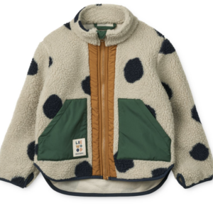 noam pile jacket dots