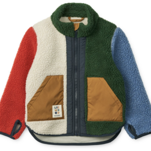 noam pile jacket green garden