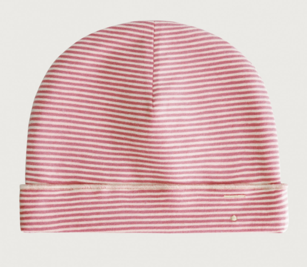 baby beanie cherry cream