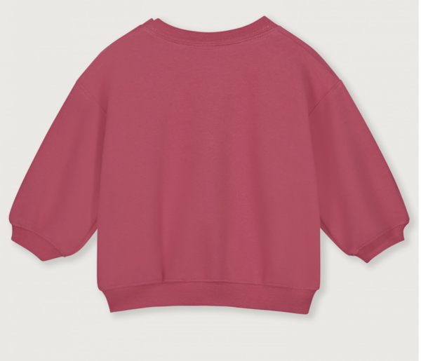 Baby Dropped Shoulder Sweater - Cherry