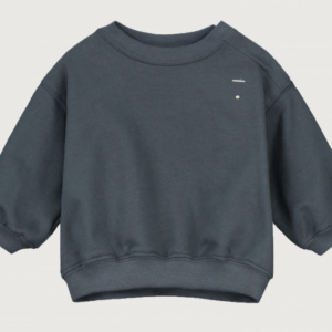 baby dropped shoulder sweater blue grey