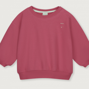 baby dropped shoulder sweater cherry