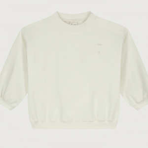 baby dropped shoulder sweater cream