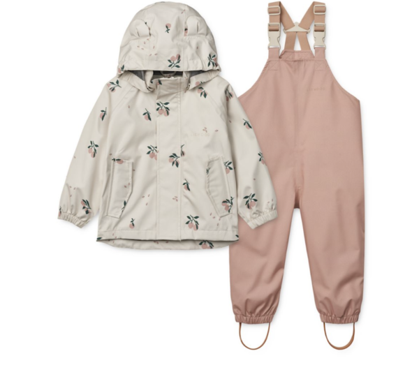 manu rainwear set sea shell