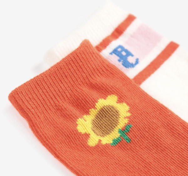 sunflower short socks 2pack