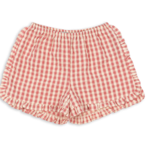 Kim Frill Shorts - Flamingo Plume Check