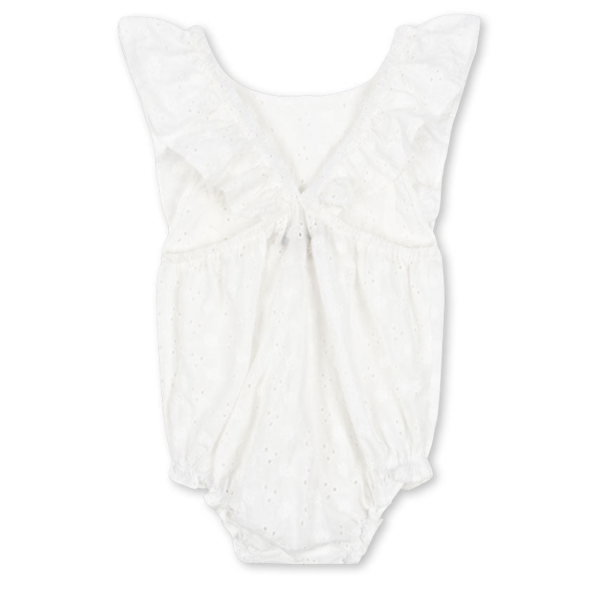 Lacey Romper - Optic White KS