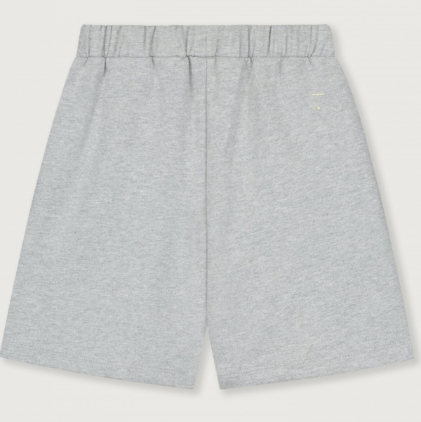 grey melange long shorts