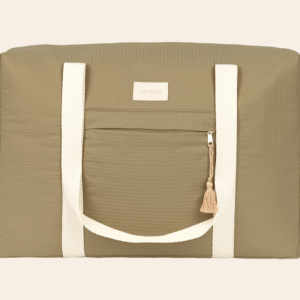 nobodinoz maternity bag olive green
