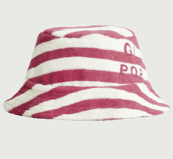 terry bucket hat cherry cream