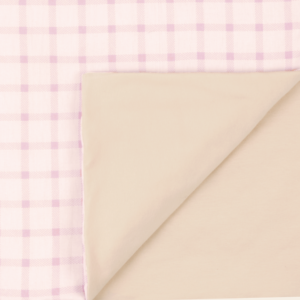 Babydecke mauve pink