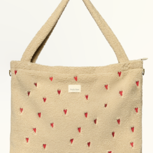 ecru diaper bag hearts