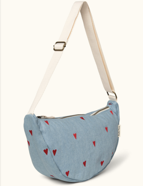 fannypack adults hearts denim