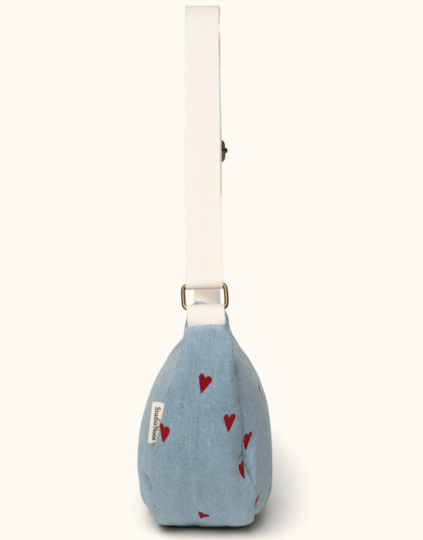 Denim Hearts Maxi Fannypack