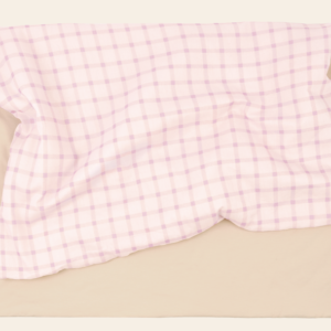 mauve pink Babydecke
