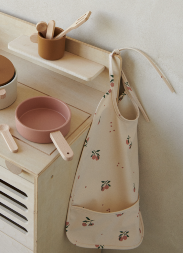 Lai Bib - Peach/Sea shell