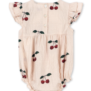 Strampler elin ma grande cerise