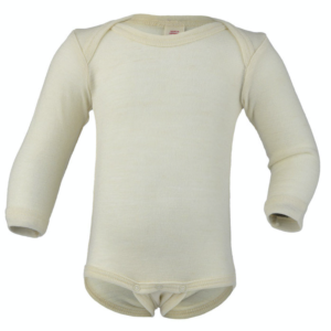 baby body long sleeved natural