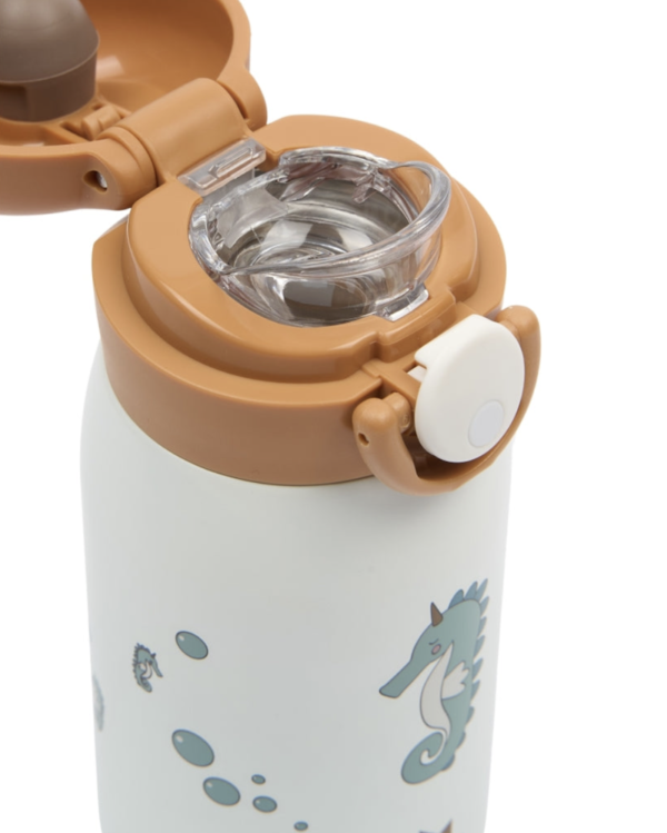 Water Bottle Seahorse - Whisper White
