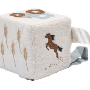 little farm fabric cube