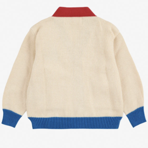 color block cardigan choo